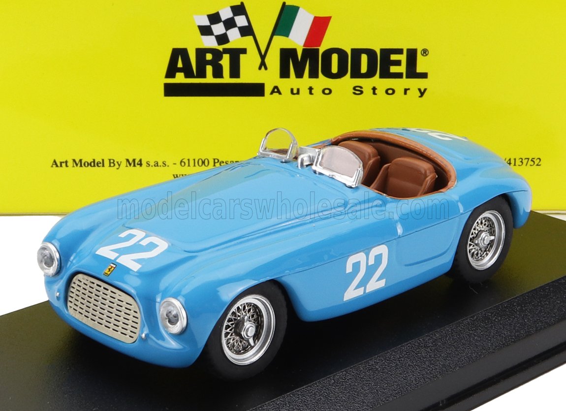 Art Model 1 43 Ferrari 166mm Barchetta Spider N 22 Montecarlo 1952 L