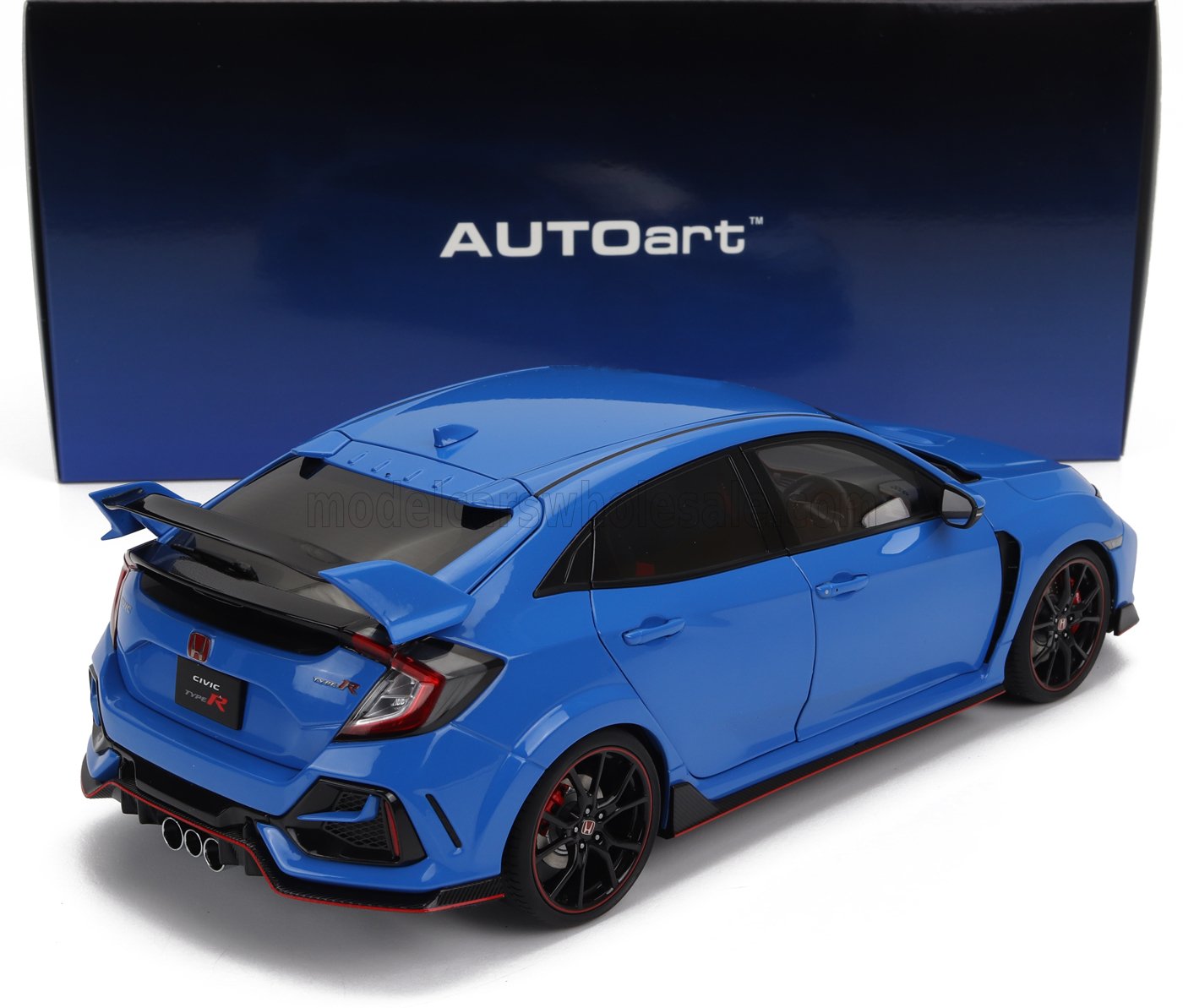 Autoart 1 18 Honda Civic Type R Fk8 2021 Blue – Dp Modelcars